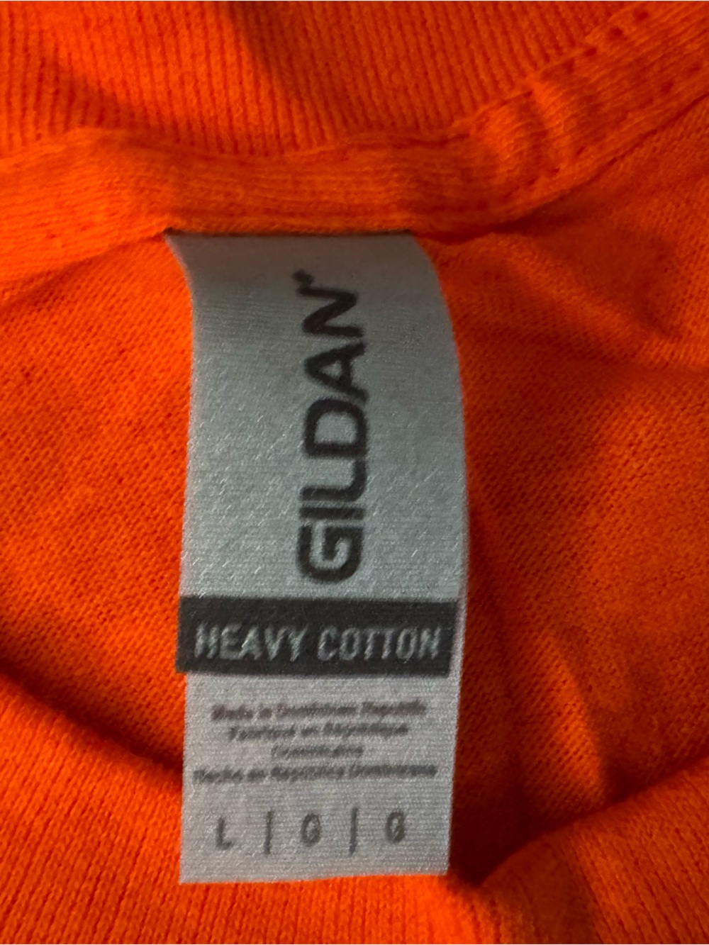 ๐ต 3/ $15 - Mets 'Are In Our Blood' Orange Graphic Tee Size Large - Picture 3 of 5
